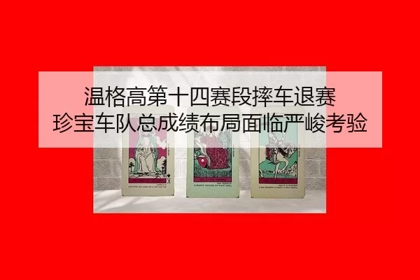 温格高第十四赛段摔车退赛 珍宝车队总成绩布局面临严峻考验